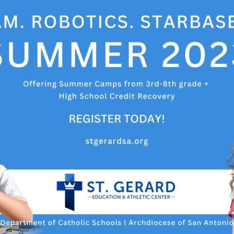 STEAM, ROBOTICS Summer 2023 at St Gerard