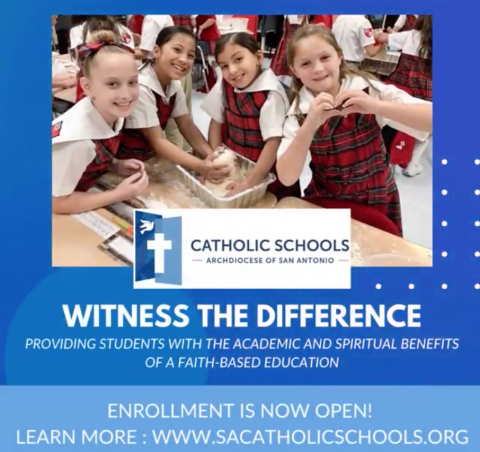 Witness the Difference at a Catholic School in the Archdiocese of San Antonio