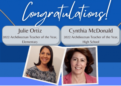 Archdiocese of San Antonio Teachers of the Year